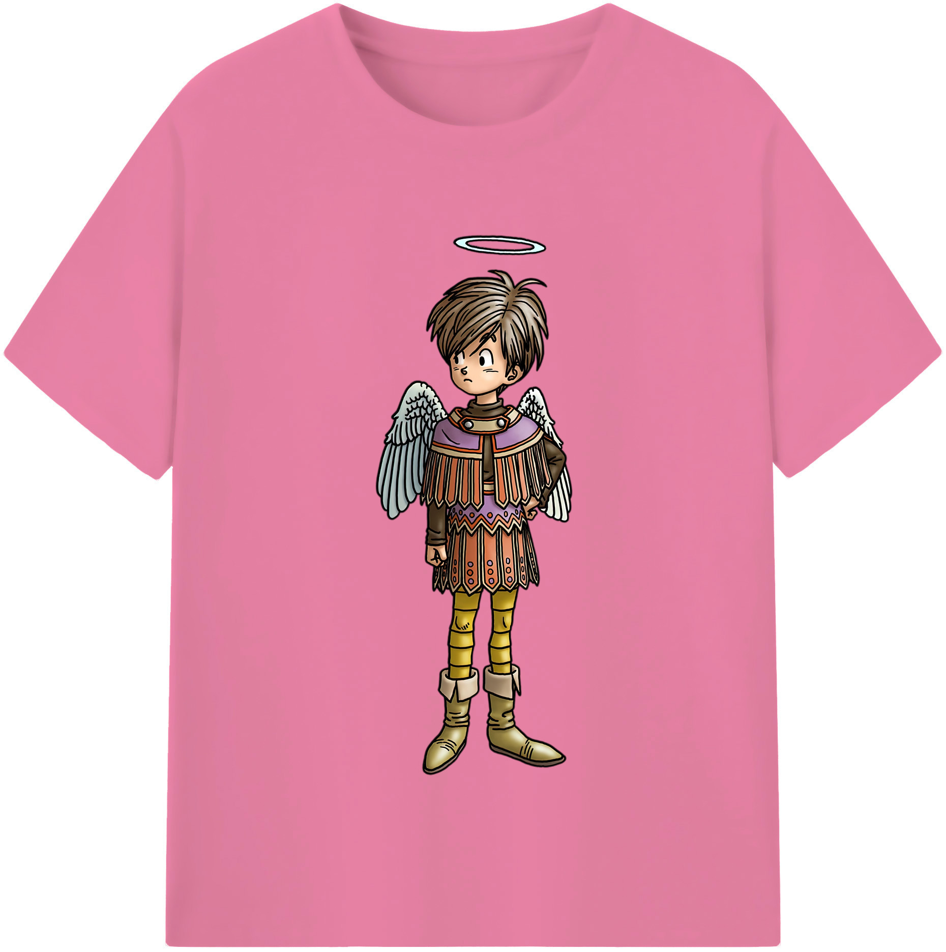 （画像用） ドラゴンクエスト Doragon Kuesuto Dragon Quest 綿100％半袖Tシャツ（フロントプリント）